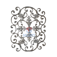 Arte de Pared de Hierro Forjado Elegante, Decoración Moderna y Estilosa para el Hogar, Hierro Forjado para Puerta, Exterior y Jardín