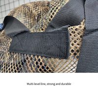 Sacs de chasse de camouflage à bandoulière ajustable, fait en maille, déco de canard, d'oie, turquie, pour chasse