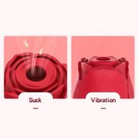 Großhandel Rosen-Vibrator Hersteller Günstiger Preis Rosen-Spielzeug Nippel-Klitoris-Sauger Rosen-Vibrator Sexspielzeug für Frauen