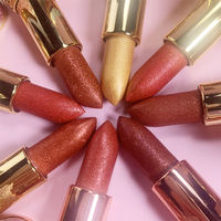 Personnalisez créez votre propre marque de rouge à lèvres Black Diamond Shinning Tint Sparkle Solid Lipstick