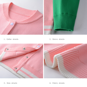 Abrigo de Punto Personalizado con Logotipo para <span class=keywords><strong>Mujer</strong></span>, Cárdigan Informal de Invierno con Parche Bordado, Decoración de Botones y Bolsillos, Chaqueta de Punto para Dama - Product Image 6