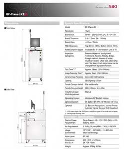 0402 0201 SMT SAKI AOI BF-PLANET-X BARATO - Product Image 4