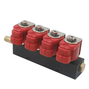 Kit de Unidad de Control de Riel de Inyección Rojo de 2/3 Ohmios para Conversión de Gasolina a Gas LPG/CNG para Autos de 4 Cilindros, Piezas de Auto, Estándar Chino - Product Image 4
