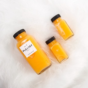 Gratis Monster Glas Franse Vierkante Flessen Drank Met Plastic Schroefdop 2 Oz 3 Oz 4 Oz 8Oz Glas <span class=keywords><strong>jar</strong></span> - Product Image 5