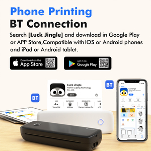 Stampante Termica Portatile Bluetooth A4 per Ufficio, Compatibile con <span class=keywords><strong>Windows</strong></span>, Mac, iOS e Android - Product Image 2