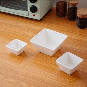 Nhật Bản Phong Cách Nhà Hàng Quảng Nước Sốt Đậu Nành Bát Tùy Chỉnh Bát Salad Trắng Sứ Bát Cho Khách Sạn Nhà - Product Image 1