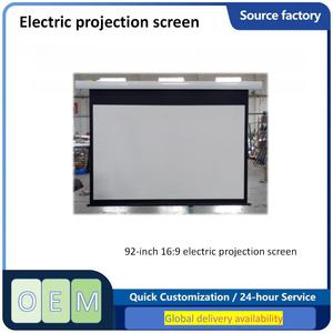 Écrans de projection électriques pour cinéma maison CGT4k 92 100 120 150 200 pouces 16:9, écran de projection <span class=keywords><strong>motorisé</strong></span> - Product Image 5