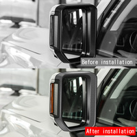 Pare-pluie de rétroviseur pour Toyota Land Cruiser 250 LC250 Prado 2024 2025 2026, garniture de rétroviseur latéral, accessoire extérieur
