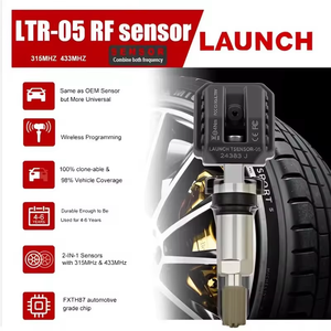 लॉन्च x431 2in1 LTR-05 मेटल rf सेंसर 315mhz/433mhz टायर मरम्मत टायर दबाव निगरानी प्रणाली tpms लॉन्च सार्वभौमिक सेंसर - Product Image 4
