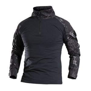 Camiseta Polo de Manga Larga para Hombre, Estilo Frogman, Elástica, para Entrenamiento, Táctica y de Servicio - Product Image 2