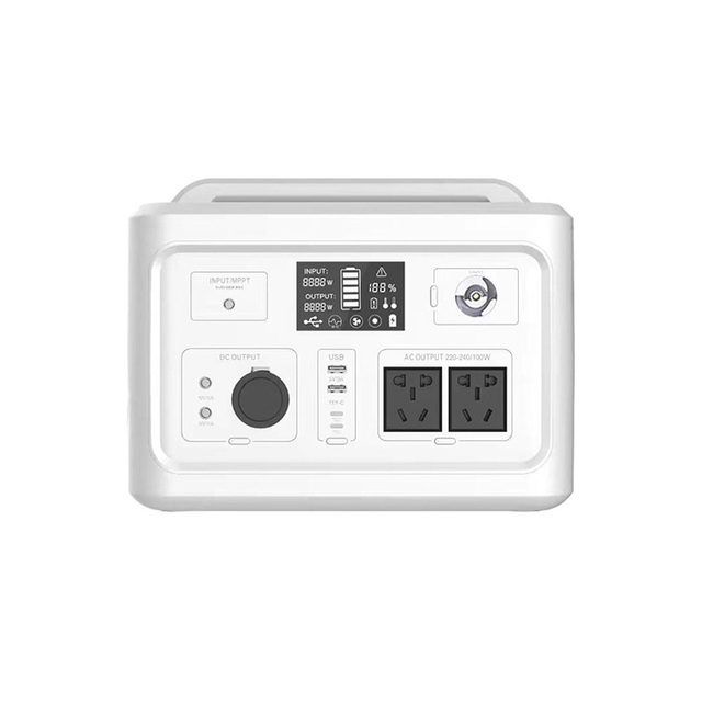 Portable Solar Mobile Power Station 110V Power Station 700W Power Supply Is Used for Outdoor Camping and Family Emergency