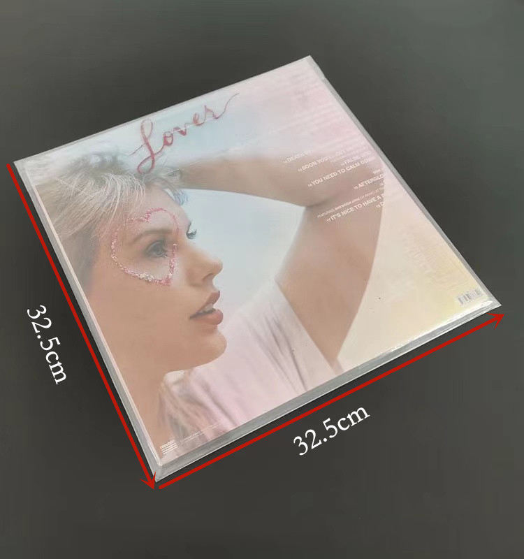 OPP 32.5*32.5 12 mil Alto Transparente Boca Plana