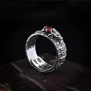 남성 반지 925 실버 제조업체 무료 배송 - Product Image 3