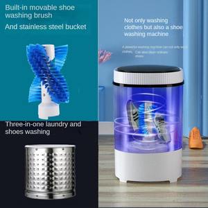 <span class=keywords><strong>Lavadora</strong></span> Semiautomática Familiar de Gran Capacidad, Mini <span class=keywords><strong>Lavadora</strong></span> Multifuncional con Luz Azul para Ropa y Zapatos - Product Image 2