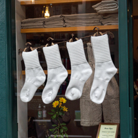 Chaussettes de danse irlandaise professionnelles en nylon blanc, modèle 2025, sans cristaux, pour performance, fabriquées par Good Socks Manufacturer