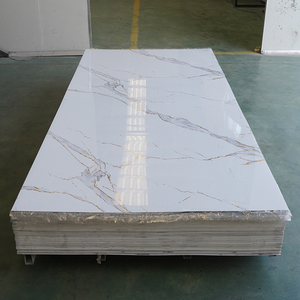 1220×2440 5mm 耐火・防水<span class=keywords><strong>PVC</strong></span>ラミネート大理石壁パネル UV大理石シート - Product Image 4