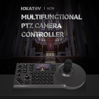 Controlador de cámara IP USB, teclado de red, mando 4D con PELCO-D/P, pantalla LCD RS232 RS422, ndi advanced ptz