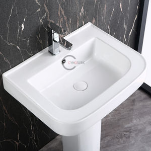 Ensemble de lavabo colonne Confort Hauteur Conforme, Kit complet de lavabo colonne - Product Image 2