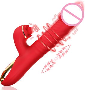 Vibrador de Conejo con Movimiento Arriba y Abajo, Estimulador de Punto G y Clítoris, Juguetes Sexuales para Adultos, Vibrador de Conejo con Movimiento Oscilante y de Empuje para la Masturbación Femenina - Product Image 1