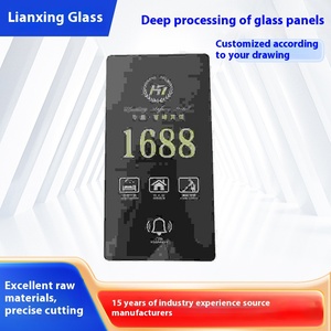 Khóa cửa thông minh bằng mật khẩu & vân tay, mặt kính, dùng cho khách sạn, công nghiệp, chống xước - Product Image 2