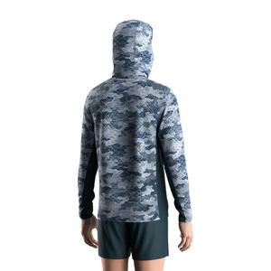 T-shirt à capuche de pêche pour homme, haute performance, séchage rapide, écologique, protection solaire - Product Image 6