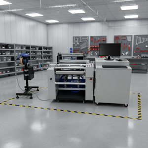 Telar de chorro de aire totalmente automático, telar sin lanzadera, telar neumático de laboratorio, máquina de tejer por chorro de aire - Product Image 2