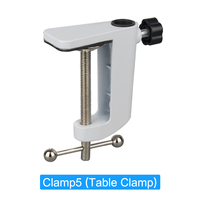 Support de fixation mural pour lampe de bureau portable, pince de table pour lampe loupe