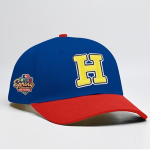 Casquettes de baseball de haute qualité en gros d'usine, casquettes de camionneur brodées en 3D avec logo personnalisé, visière incurvée, casquette snapback sport - Product Image 2