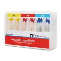 Pointes en papier pour canal radiculaire dentaire, pointes en gutta-percha pour endodontie, pointes en fibre de coton