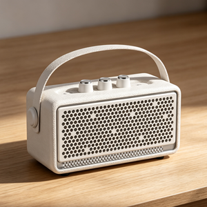 OZZIE Z3 Speaker Portabel Vintage dengan Lampu LED RGB 5.4, Siap untuk Karaoke, Cocok untuk Ponsel & Komputer