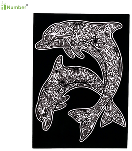 Activity <strong>Color</strong> Your Own Wholesale Custom Wall Decor Painting Black <strong>Velvet</strong> Art Fuzzy <strong>Posters</strong> to <strong>Color</strong> for Kids and Adults - Product Image 3