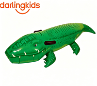 Bouée gonflable requin en PVC, jouet aquatique, jouet gonflable requin de dessin animé, jouet de piscine