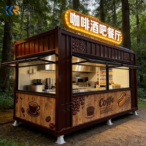 Cafetería Prefabricada en Contenedor, Quiosco en Contenedor, Puesto de Café en Contenedor para Negocios Ambulantes - Product Image 3