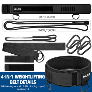 LADYGLOW Ceinture d'haltérophilie multifonctionnelle brevetée <span class=keywords><strong>4</strong></span> en 1 Dip Sled Pull Belt Hip Thrust - Product Image 3