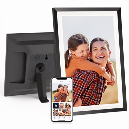 RCA 10.1" WiFi Digital Picture Frame 32GB Storage HD 1280x800 IPS Touch Screen Auto Rotate Wall Mount Easy Setup Photo/Video