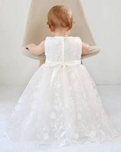 Robe en dentelle pour la première communion, robe de baptême, robe de soirée formelle, occasion spéciale, vêtements pour nouveau-nés - Product Image 6