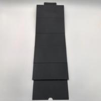 Boîte cadeau de luxe avec logo personnalisé - Matériaux recyclables écologiques - Embossage brillant - Papier cartonné noir spécial