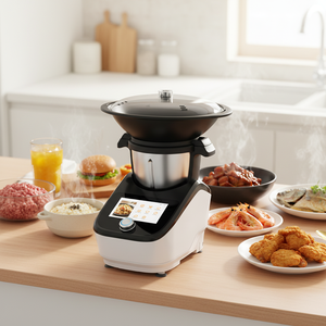 <span class=keywords><strong>Robot</strong></span> de cuisine multifonctionnel, mixeur, <span class=keywords><strong>robot</strong></span> culinaire intelligent, <span class=keywords><strong>hachoir</strong></span> à <span class=keywords><strong>viande</strong></span>, Wifi, machine de cuisson intelligente entièrement automatique KM02001 - Product Image 1