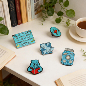 Pins Metálicos Personalizados con Diseño Profesional, Logotipo de Anime, Lindos Pins de Esmalte 3D con Diseño de Anime - Product Image 1