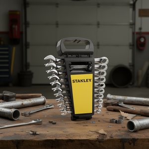 Juego de Llaves Combinadas Stanley de 10 Piezas, Kit de Herramientas de Acero Métrico - Product Image 3