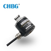 Codeur d'arbre incrémental CHBG 24v 100/360/500/600/100/1024/2000/2048/2500/impulsion rotatif optique codeur d'arbre creux
