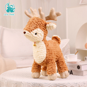 Nuevos Animales de Peluche Navideños, Lindos y Suaves, Colgante de Peluche, Decoración para el Hogar, Regalo, Peluche Esponjoso de Alce, Ciervo, Árbol de Navidad - Product Image 1