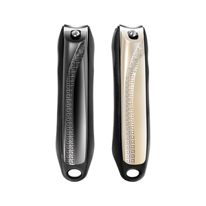 Coupe-ongles professionnel en acier inoxydable noir de haute qualité avec lame tranchante pour manucure et pédicure – Vente en gros - Product Image 1