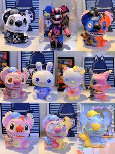 NOUVEAU Art Crafts Fluid Bear DIY Doll Toys Cute Cat Figures Popular Vinyl Acrylic Painting Piggy Bank for Children Christmas Gift - Product Image 6