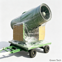 Canon à brouillard haute performance pour la suppression de la poussière dans les carrières, avec rotation à 350 degrés et structure durable