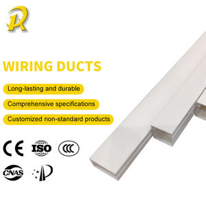 Goulotte murale ignifuge Runqi, couleur blanche, 20x10mm, en PVC, pour câblage téléphonique, longueur 2m, pour la protection des fils électriques - Product Image 2