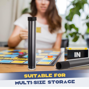 Tapete de Juego Hexagonal Resistente, Material Transparente de PC/PET para Juegos de Cartas TCG, Tapas Negras a Prueba de Golpes - Product Image 4