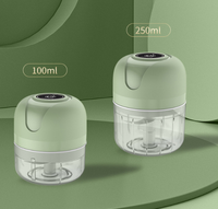 Mini hachoir à ail électrique sans fil, hachoir alimentaire portable pour la nourriture des bébés, hachoir et broyeur à ail électrique