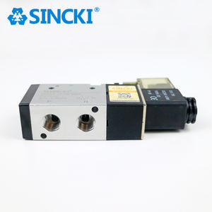 SINCKI 1/4 "NPT однокатушечный пилотный Электрический <span class=keywords><strong>2</strong></span>-позиционный 3-ходовой электромагнитный клапан 3V310-08 DC12V пневматические детали для DC12V - Product Image 4