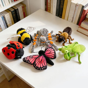 Lindo Peluche <span class=keywords><strong>de</strong></span> Insecto Realista <span class=keywords><strong>de</strong></span> 15-25 cm, Pequeños Animales <span class=keywords><strong>de</strong></span> Peluche como Mariquita, Mariposa, Hormiga, Mantis, Araña, Abeja, Muñeco <span class=keywords><strong>de</strong></span> Peluche Suave y Realista - Product Image 3